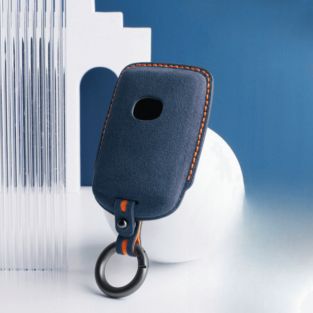 【マツダ】キーリング付きスウェードスマートキーケース 〔Bタイプ〕