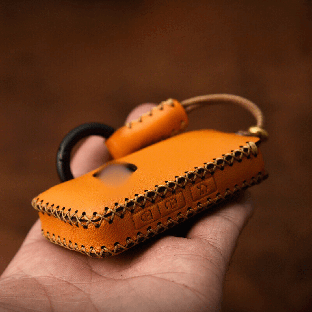 【マツダ】キーリング付き収納型レザースマートキーケース 〔Bタイプ〕