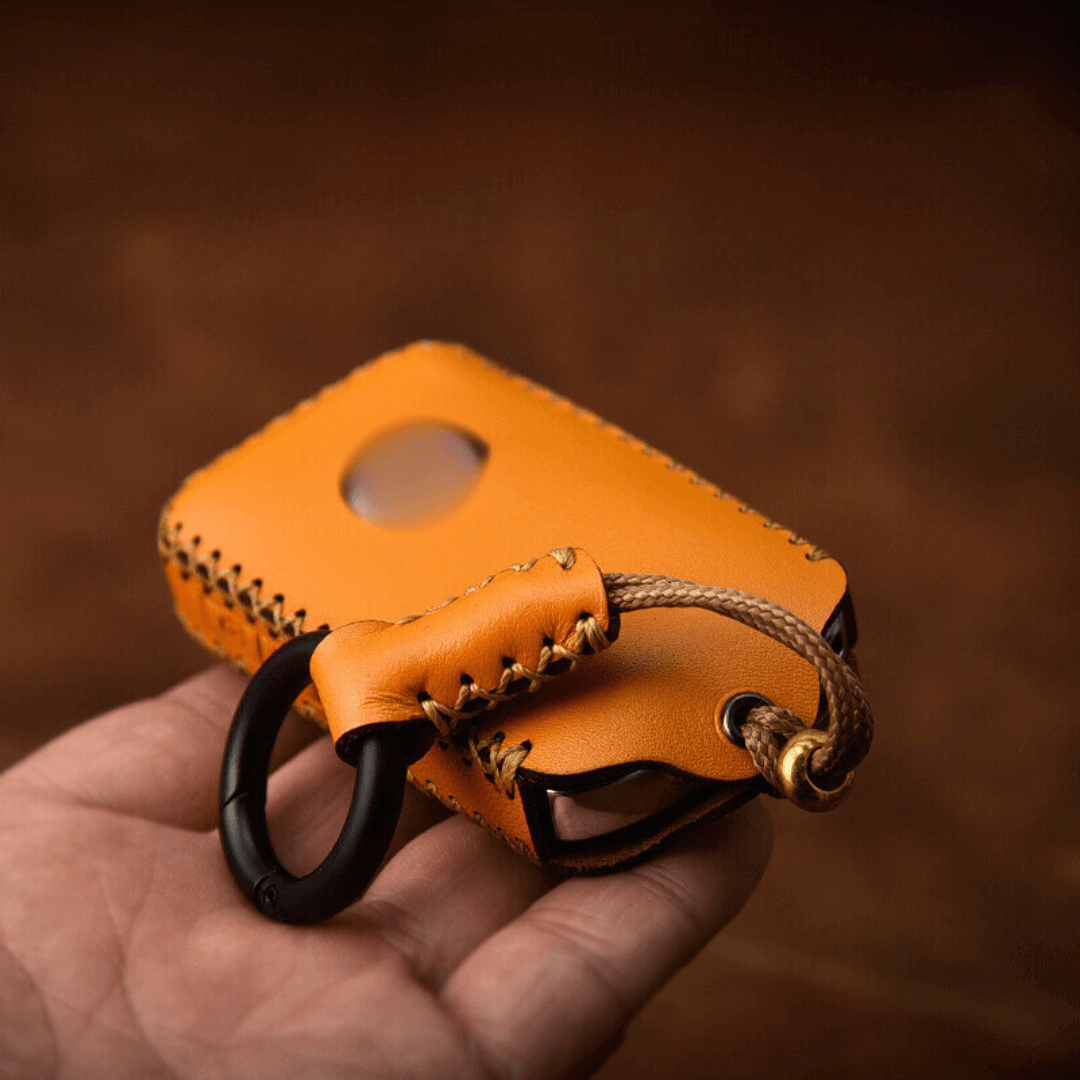 【マツダ】キーリング付き収納型レザースマートキーケース 〔Bタイプ〕