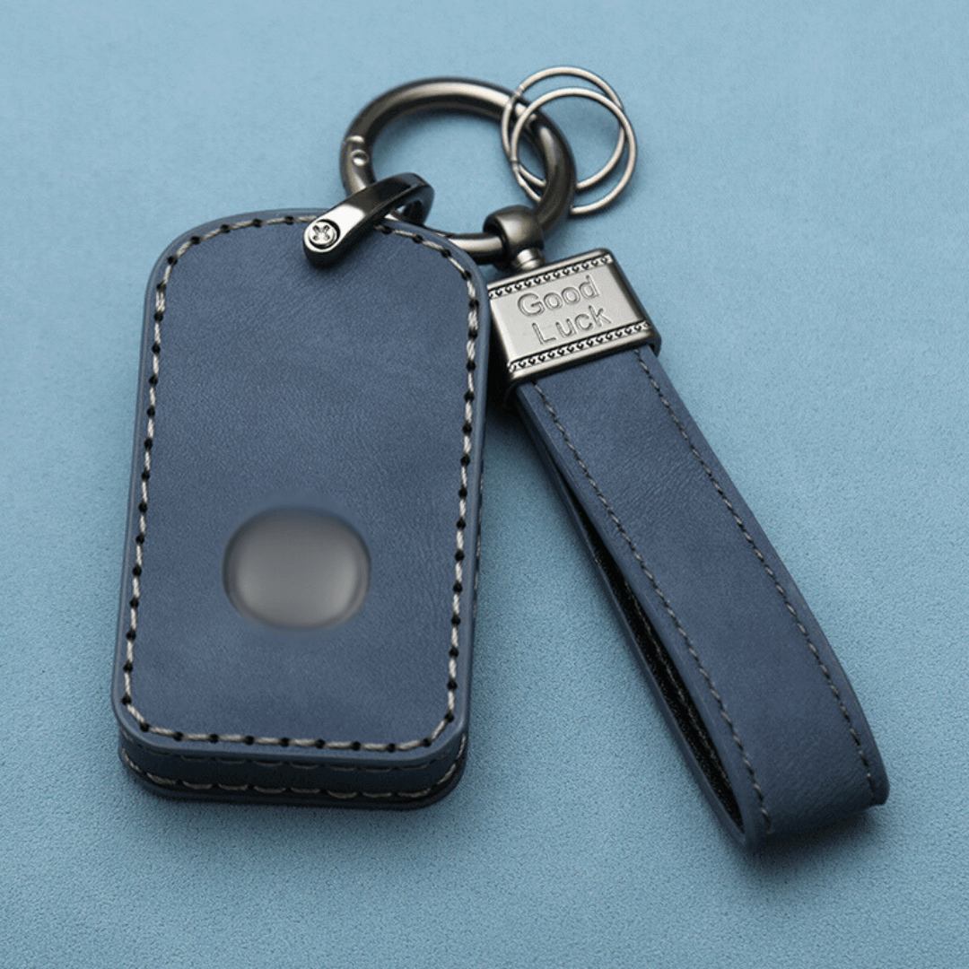 【マツダ】キーリング・ストラップ付きレザースマートキーケース 〔Bタイプ〕