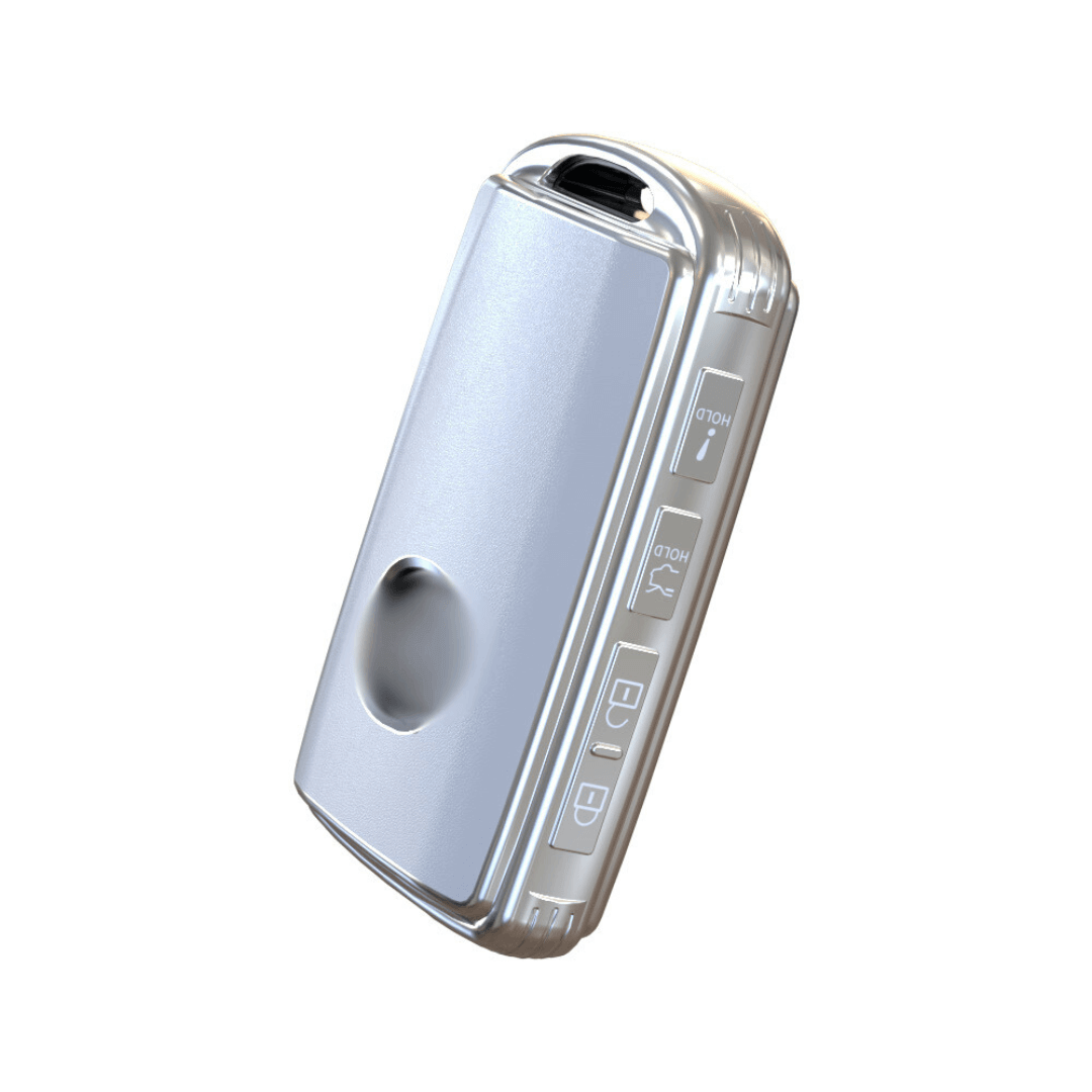 【マツダ】シルバーカバースマートキーケース〔Bタイプ〕