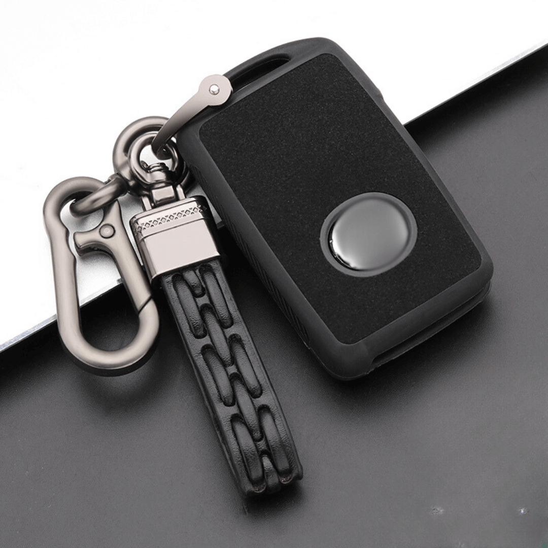 【マツダ】バックル・ストラップ付きスウェードキーケース 〔Bタイプ〕