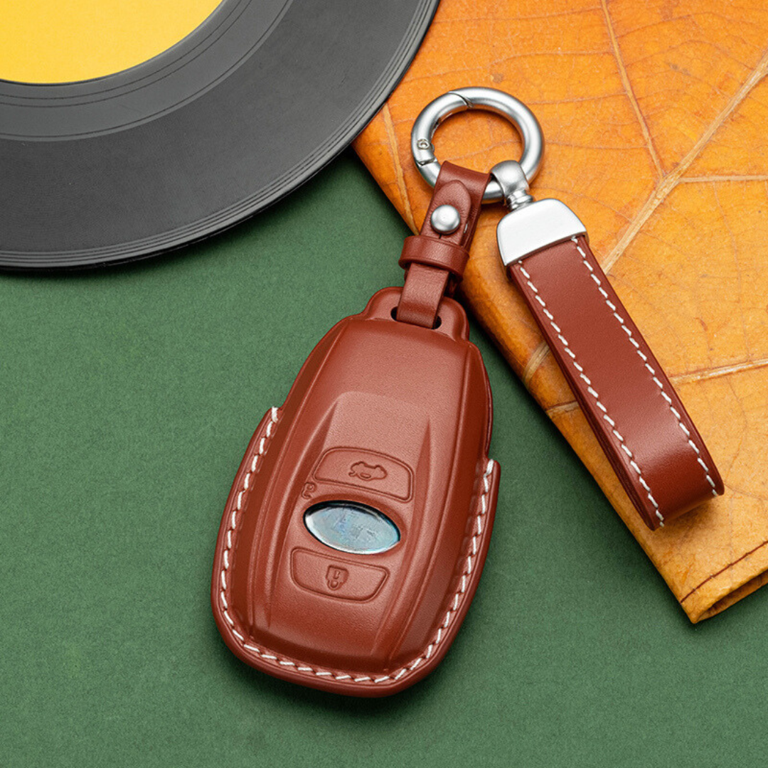 【スバル】ストラップ付きレザースマートキーケース〔Bタイプ〕