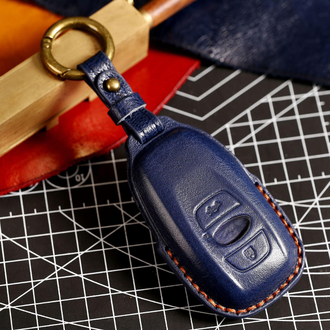 【スバル】キーリング付きレザースマートキーケース〔Bタイプ〕