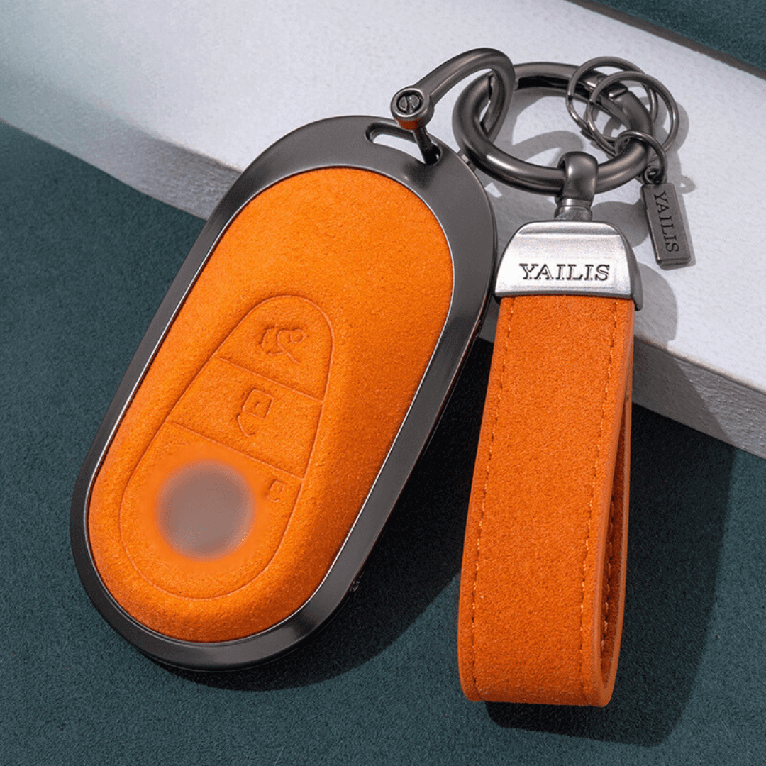 【ベンツ】スウェードストラップスマートキーケース〔Aタイプ〕