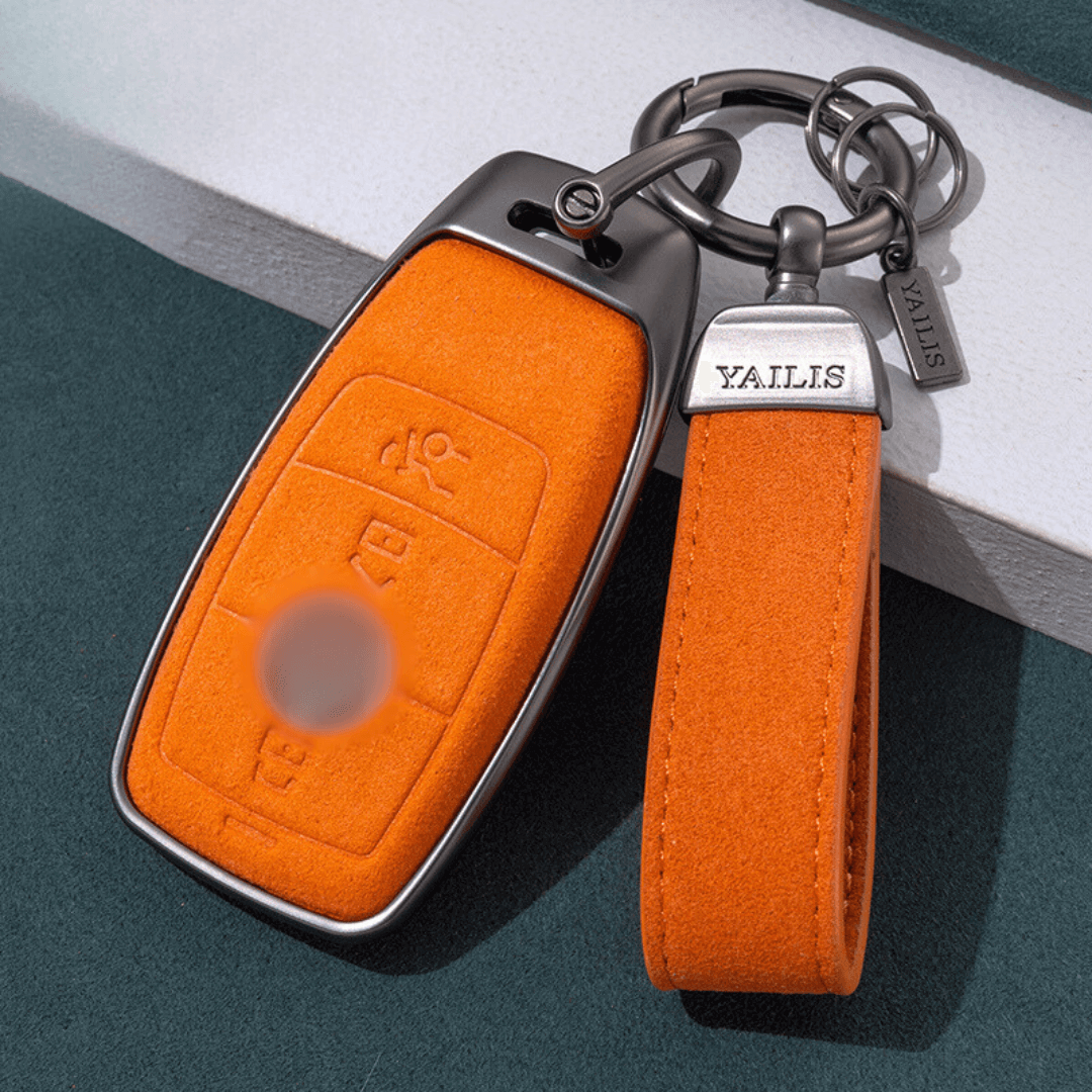 【ベンツ】スウェードストラップスマートキーケース〔Bタイプ〕