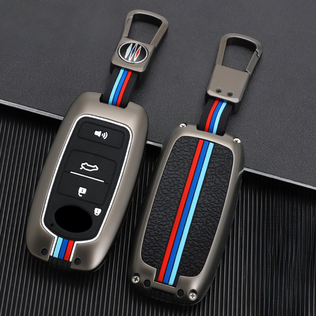 【ダイハツ】トリコロールカラーラインスマートキーケース〔Bタイプ〕