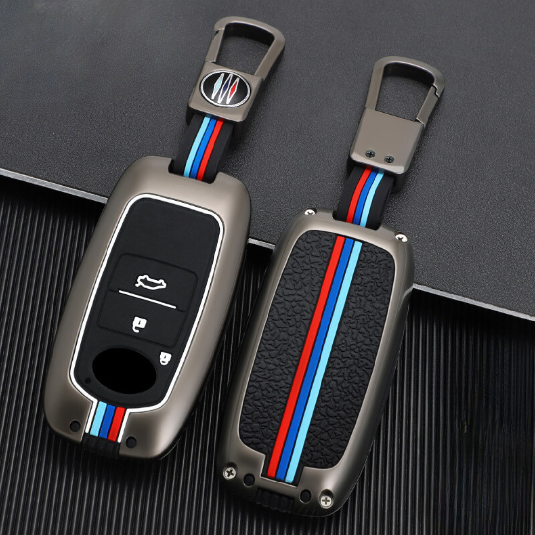 【ダイハツ】トリコロールカラーラインスマートキーケース〔Bタイプ〕