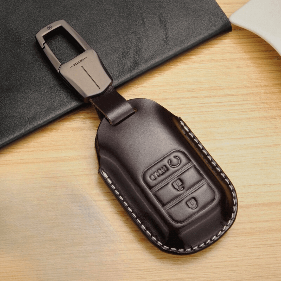 【ホンダ】レザースマートキーケース【NBOX2023/10~ ステップワゴン2022/5~他】