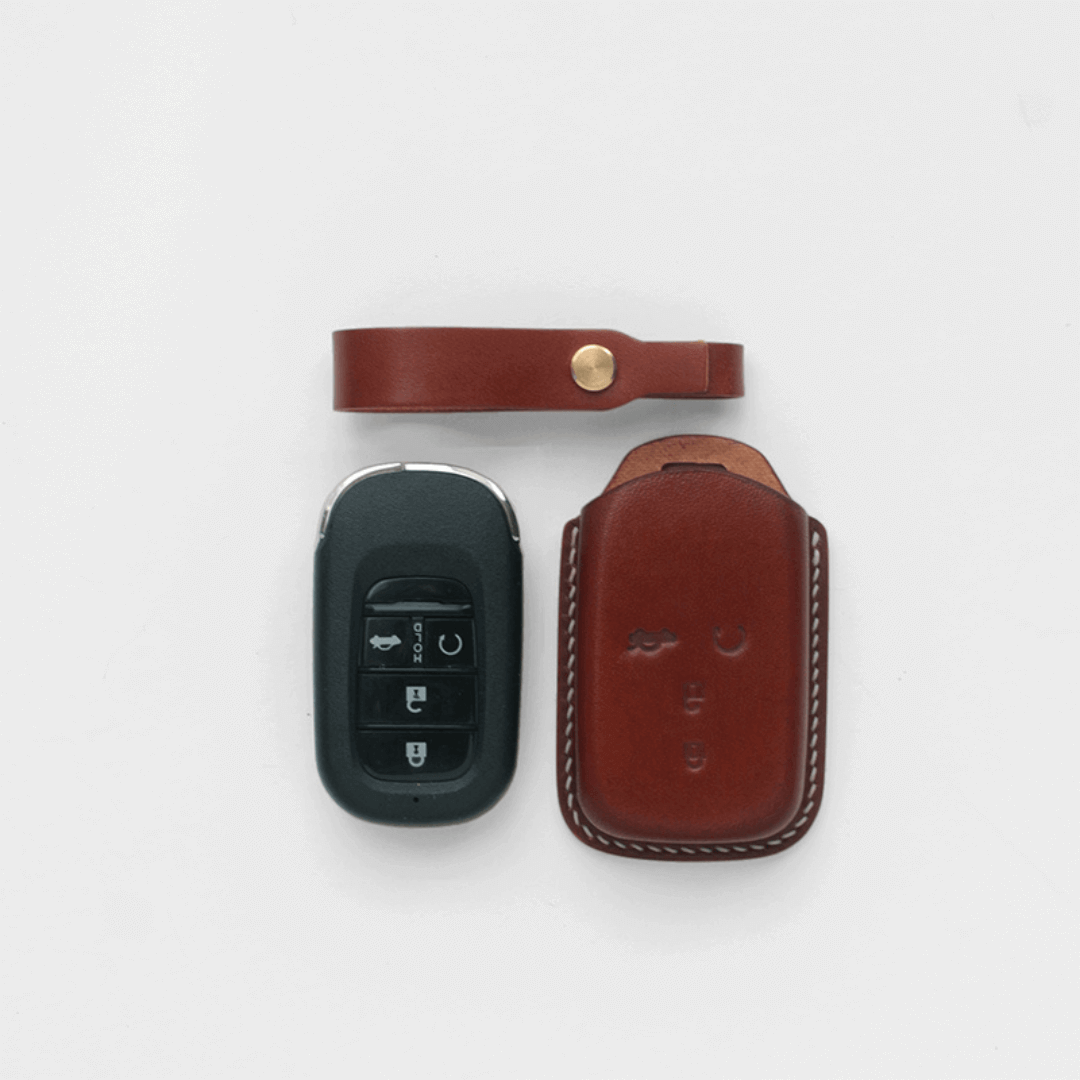 【ホンダ】収納型レザースマートキーケース〔Bタイプ〕