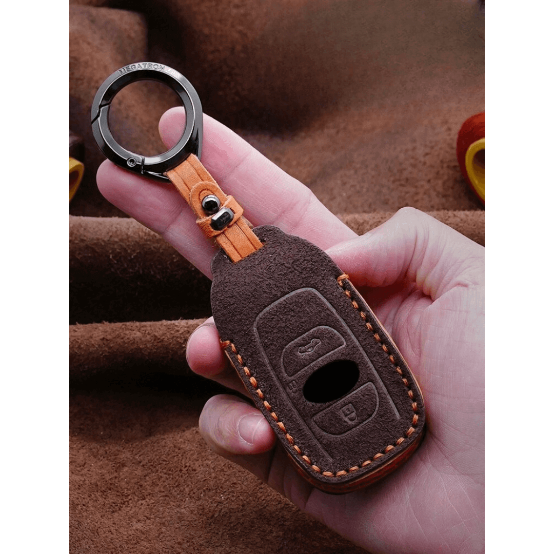 【スバル】キーリング付きスウェードキーケース〔Bタイプ〕