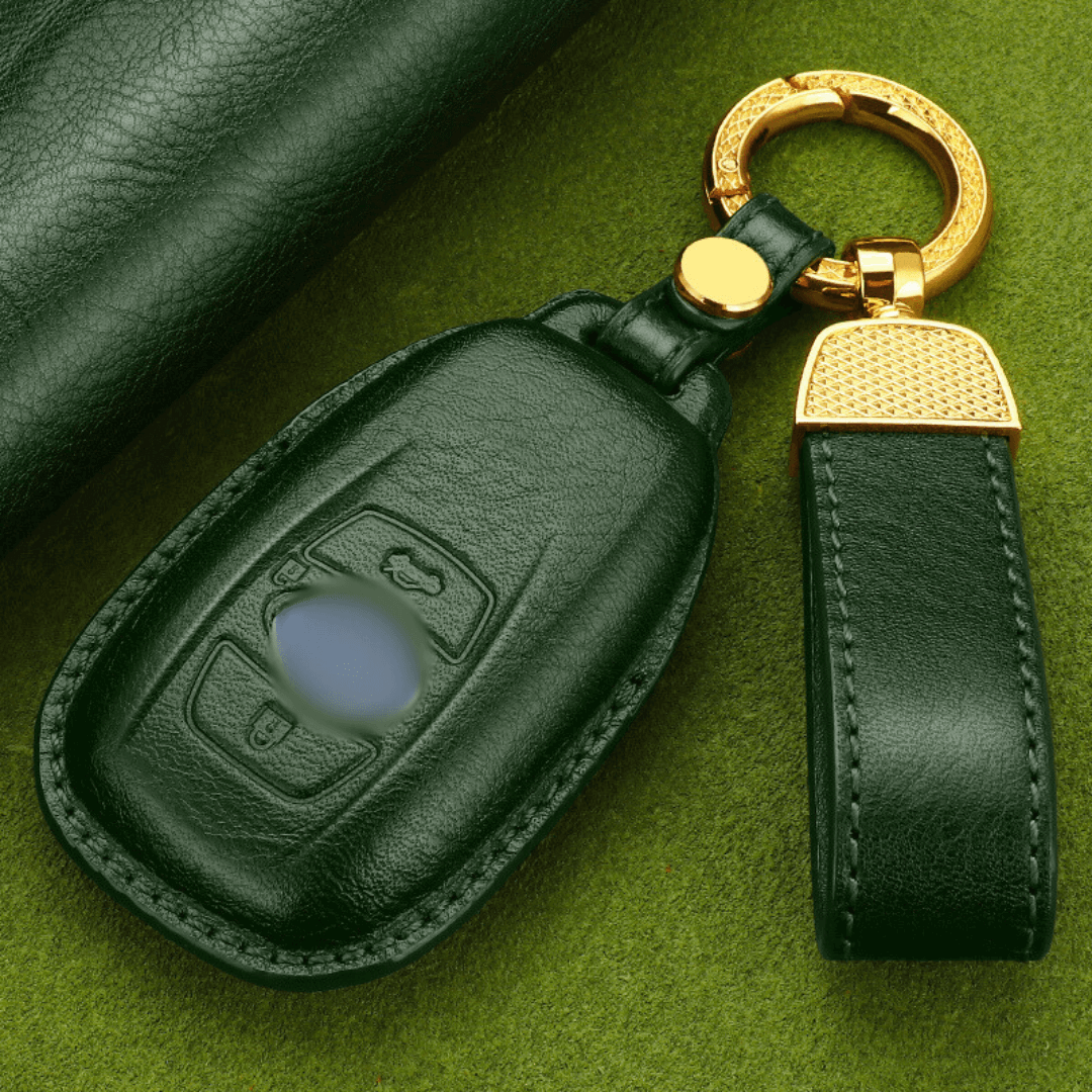 【スバル】キーリング・ストラップ付きレザースマートキーケース〔Bタイプ〕