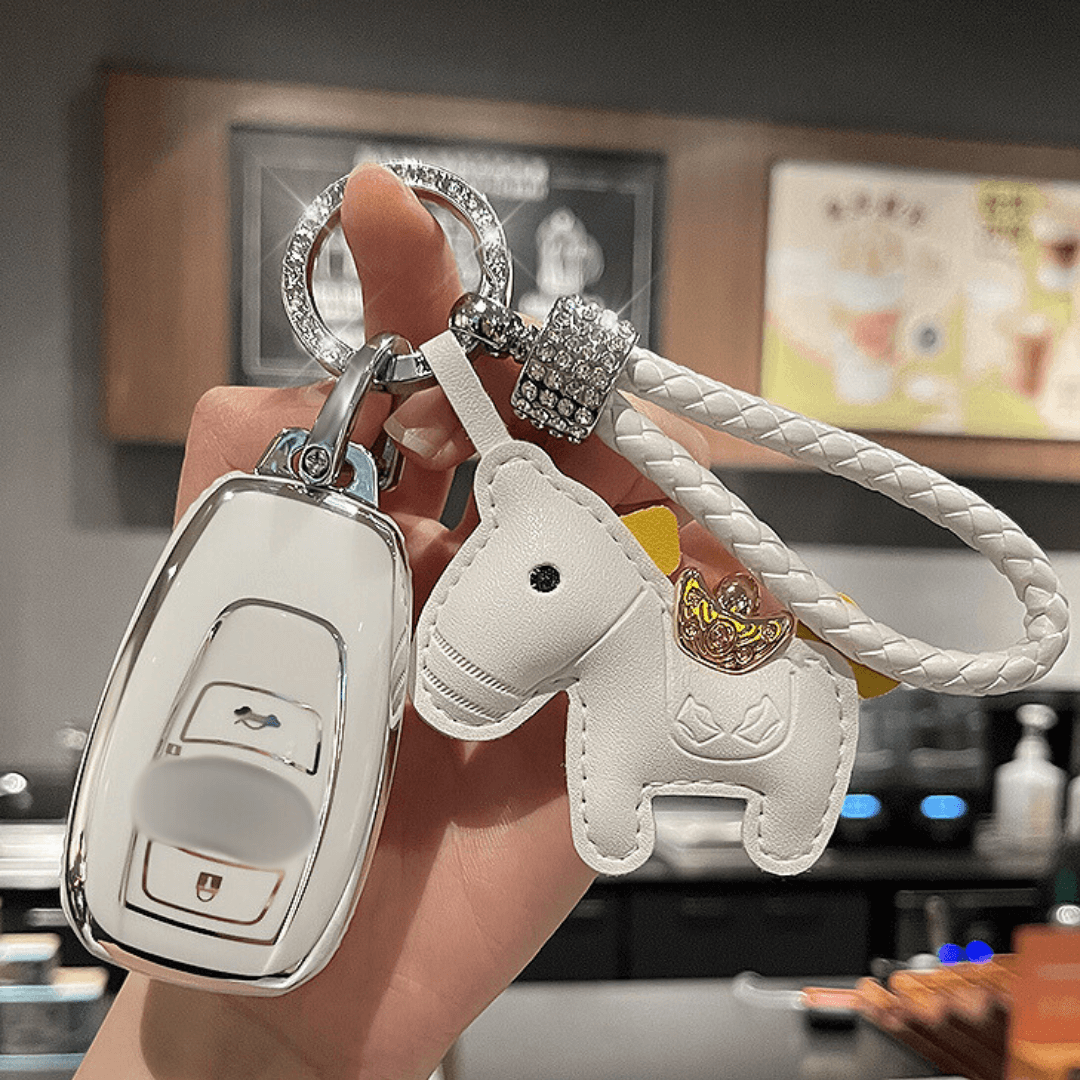 【スバル】馬ストラップ付きスマートキーケース〔Bタイプ〕