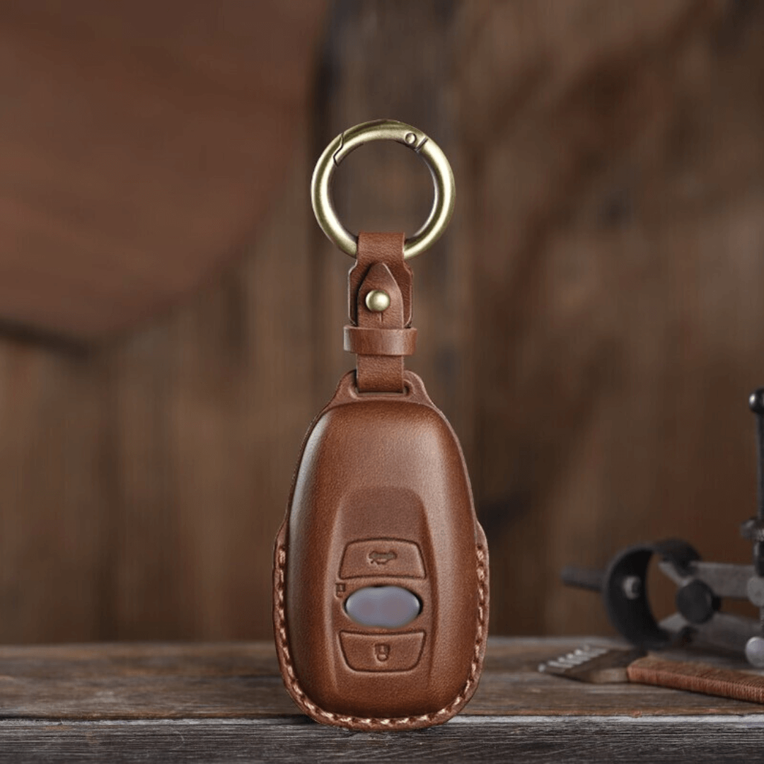 【スバル】キーリング付きレザースマートキーケース〔Bタイプ〕