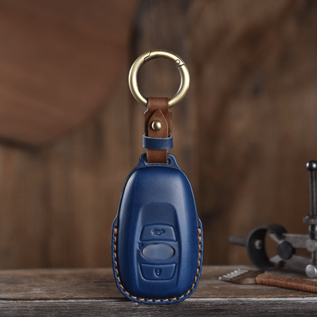 【スバル】キーリング付きレザースマートキーケース〔Bタイプ〕