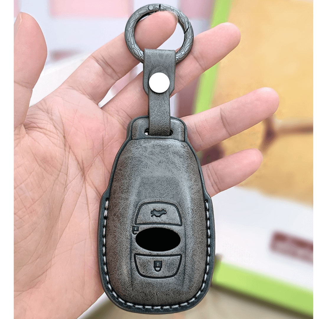 【スバル】キーリング付きレザースマートキーケース〔Bタイプ〕