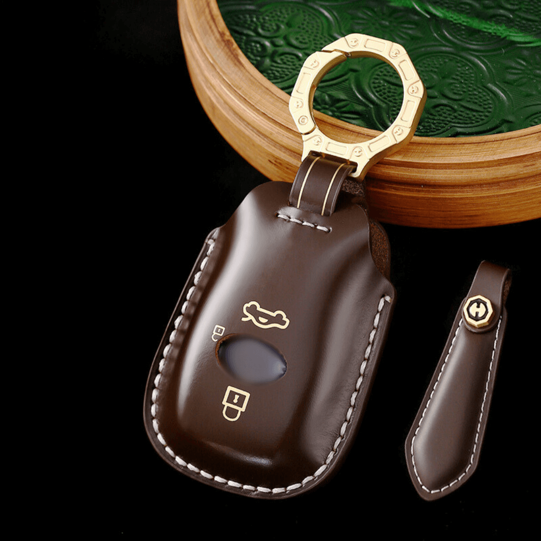 【スバル】レザーキーリングスマートキーケース〔Bタイプ〕