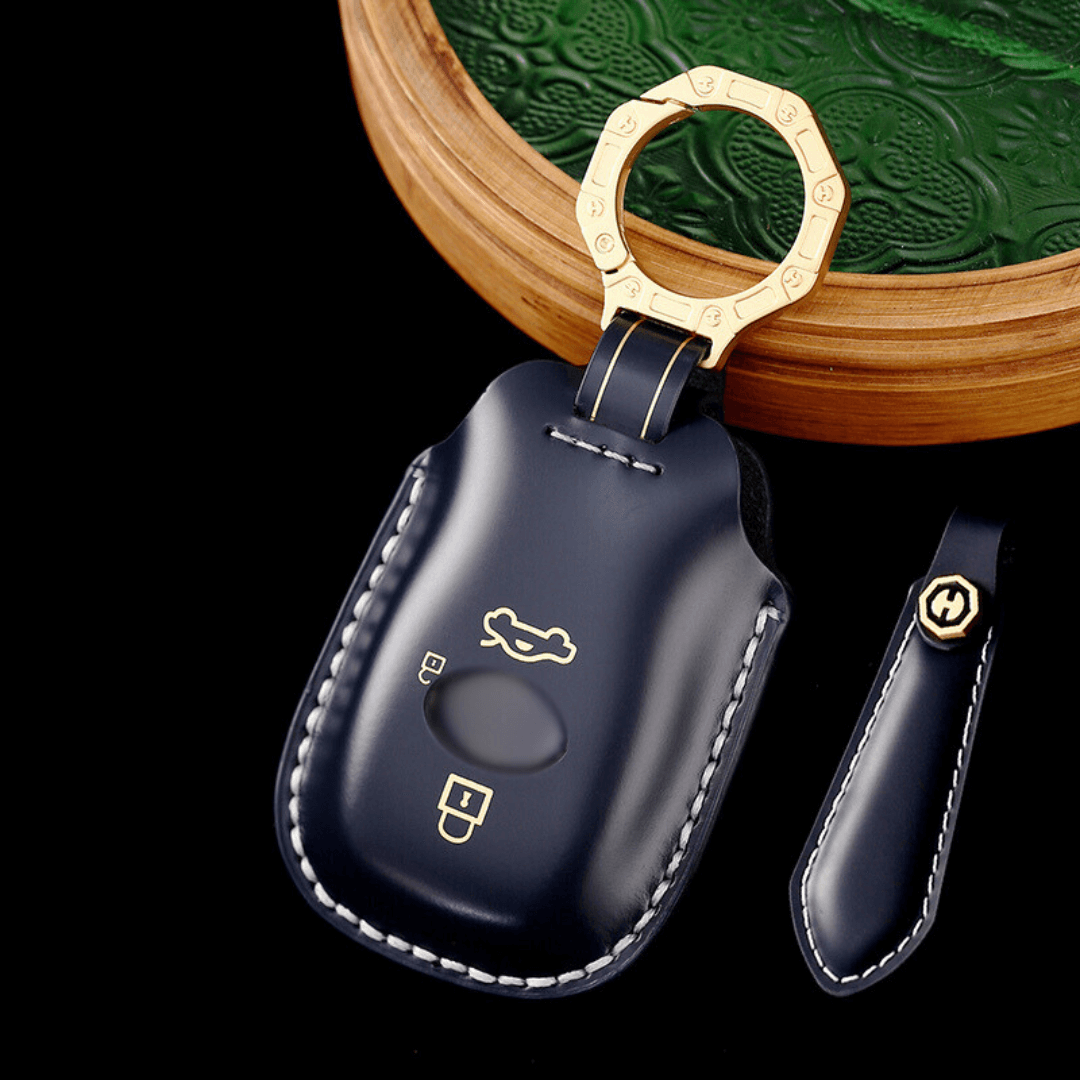 【スバル】レザーキーリングスマートキーケース〔Bタイプ〕