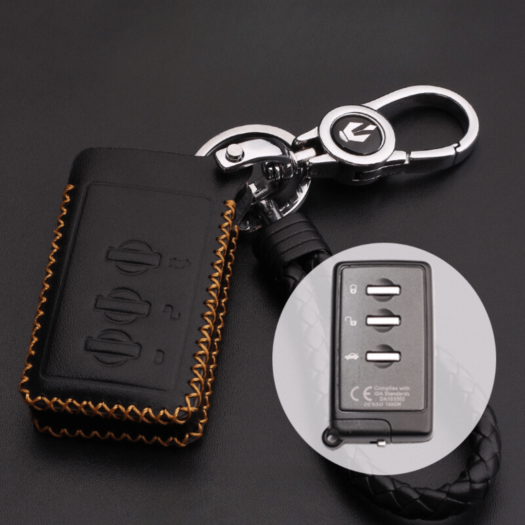 【スバル】ストラップ付きレザースマートキーケース 〔Aタイプ〕