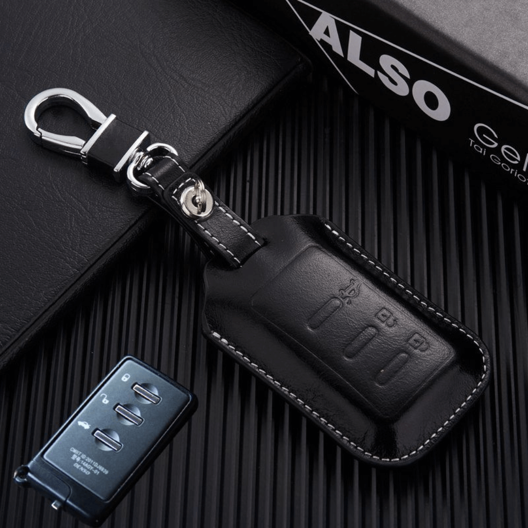 【スバル】ストラップ付きレザースマートキーケース 〔Aタイプ〕