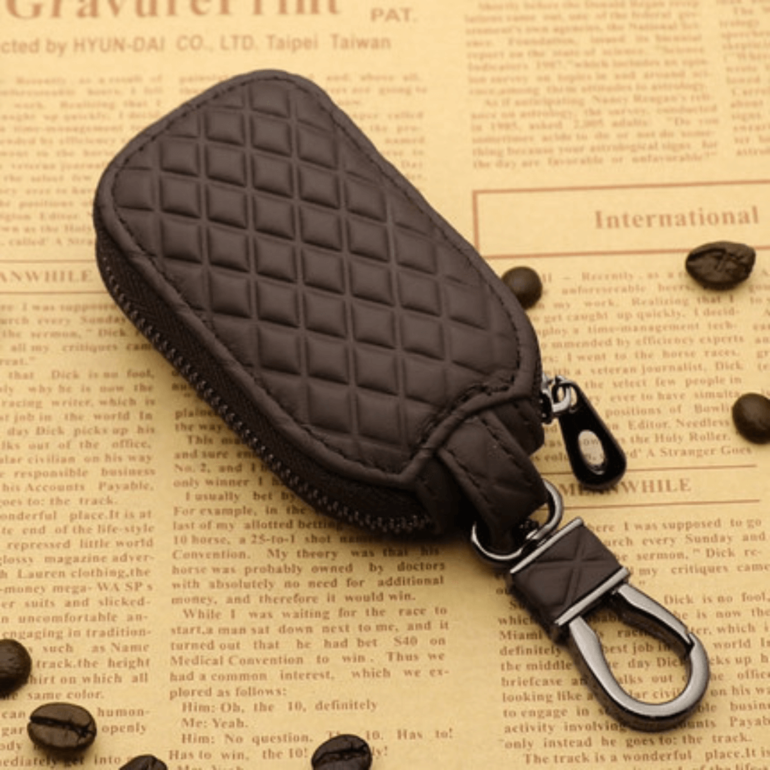 NEW【全車種】バックル付きレザースマートキーケース