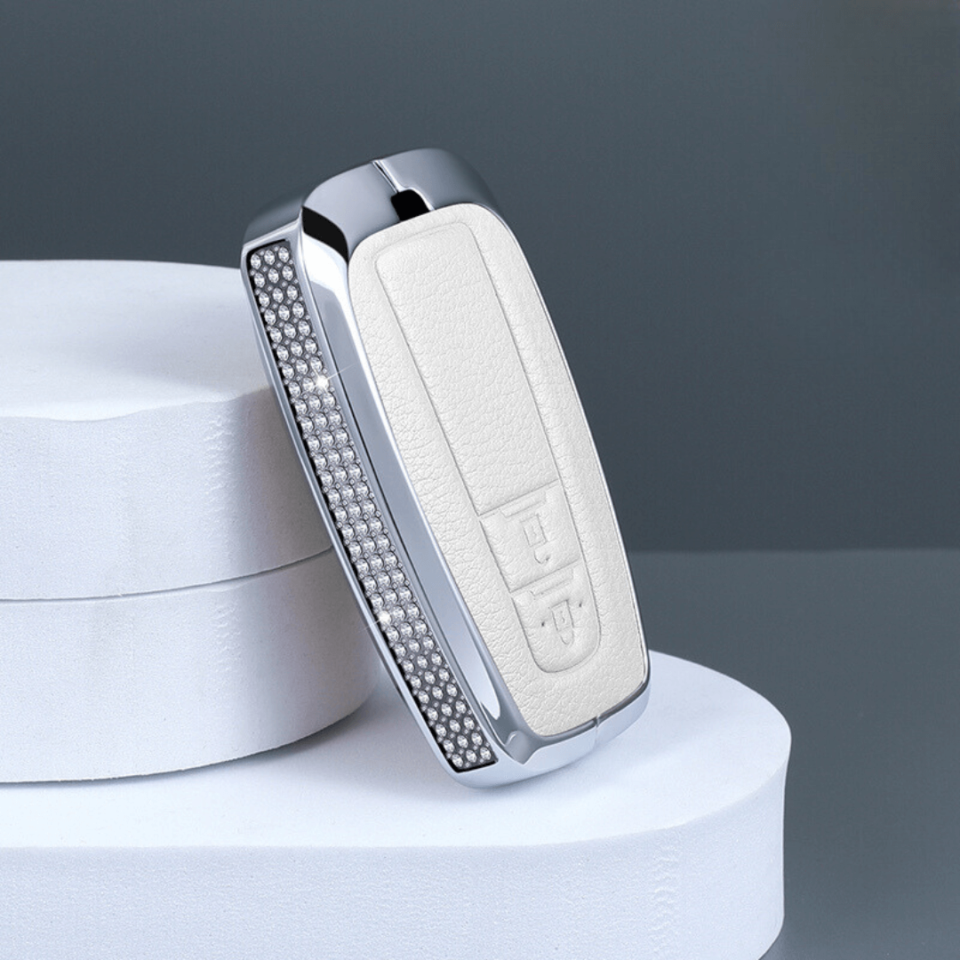 【トヨタ】超人気！ビジューストーン&レザースマートキーケース〔Fタイプ〕