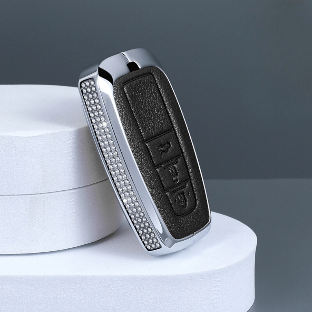 【トヨタ】超人気！ビジューストーン&レザースマートキーケース〔Fタイプ〕