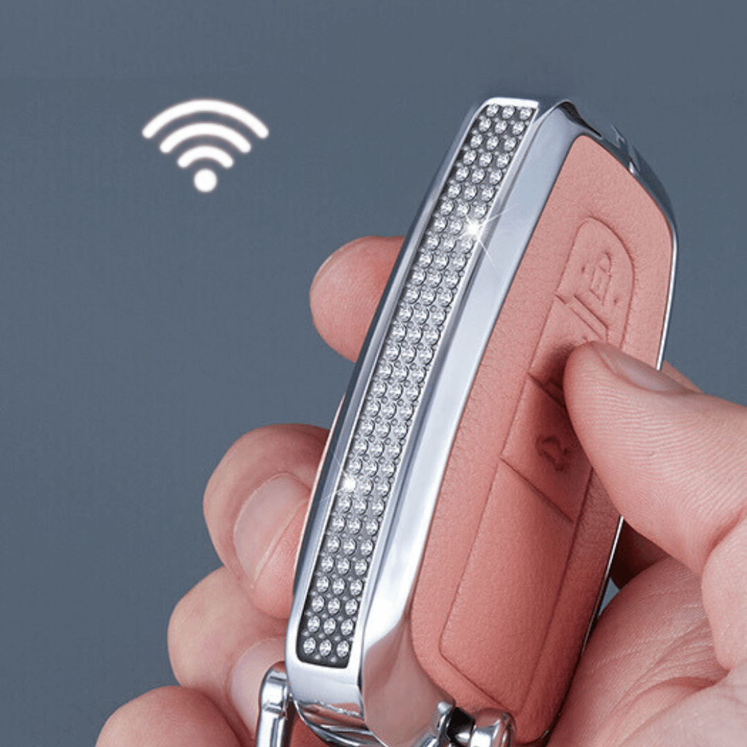 【トヨタ】超人気！ビジューストーン&レザースマートキーケース〔Fタイプ〕