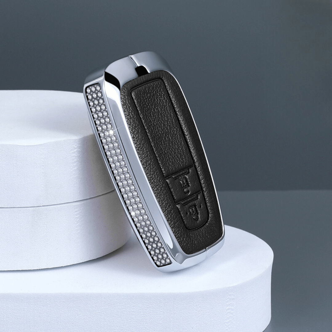 【トヨタ】超人気！ビジューストーン&レザースマートキーケース〔Fタイプ〕