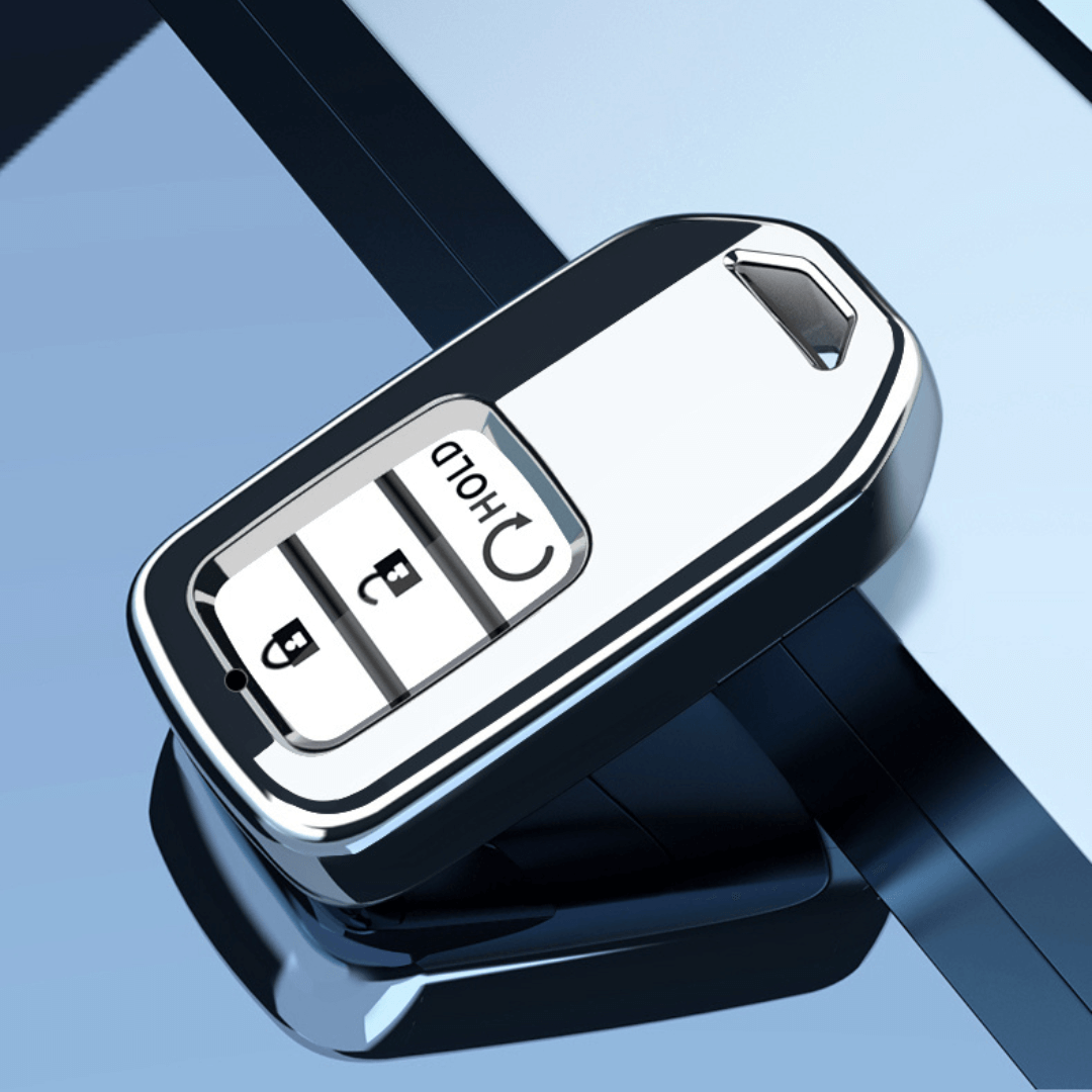 【ホンダ】ストラップ付きメタリックスマートキーケース〔Aタイプ〕