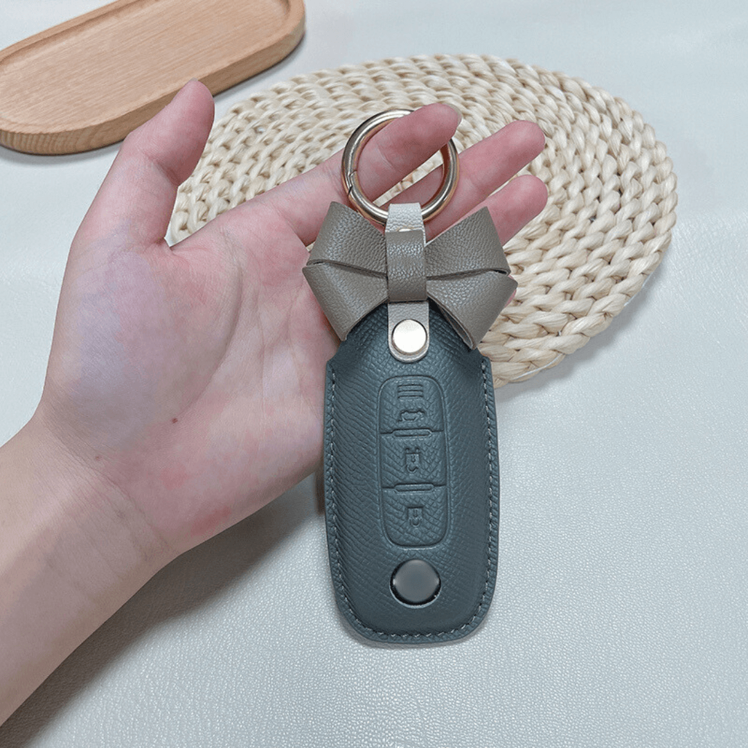 【日産】レザーリボンバックルストラップ付きスマートキーケース〔Bタイプ〕