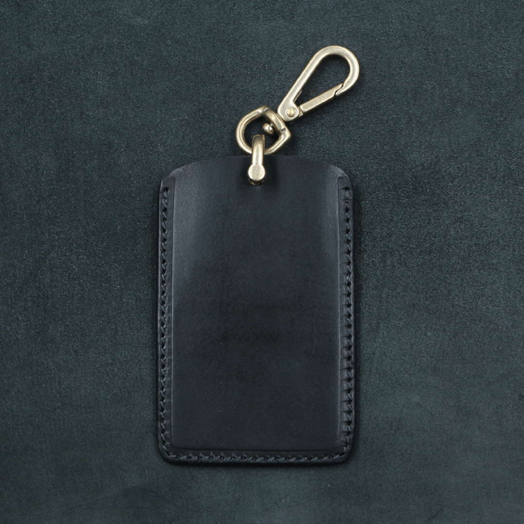 【レクサス】カード型レザー調リング付きスマートキーケース