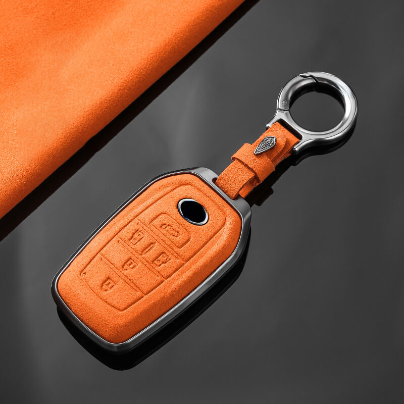 【トヨタ】スウェード調リング付きスマートキーケース〔Eタイプ〕