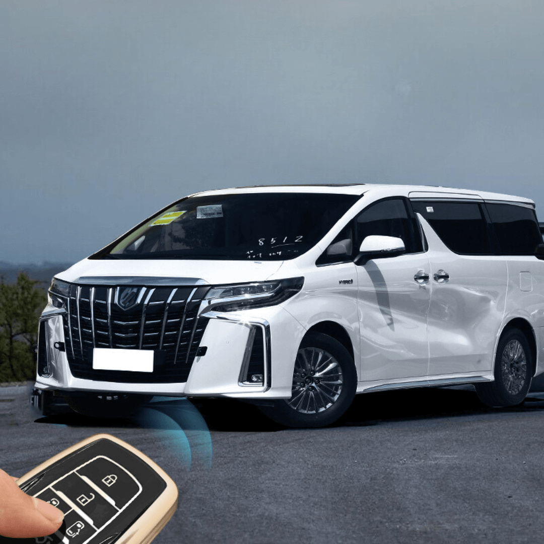 【トヨタ】TPUブラック&ゴールドスマートキーケース〔Eタイプ〕