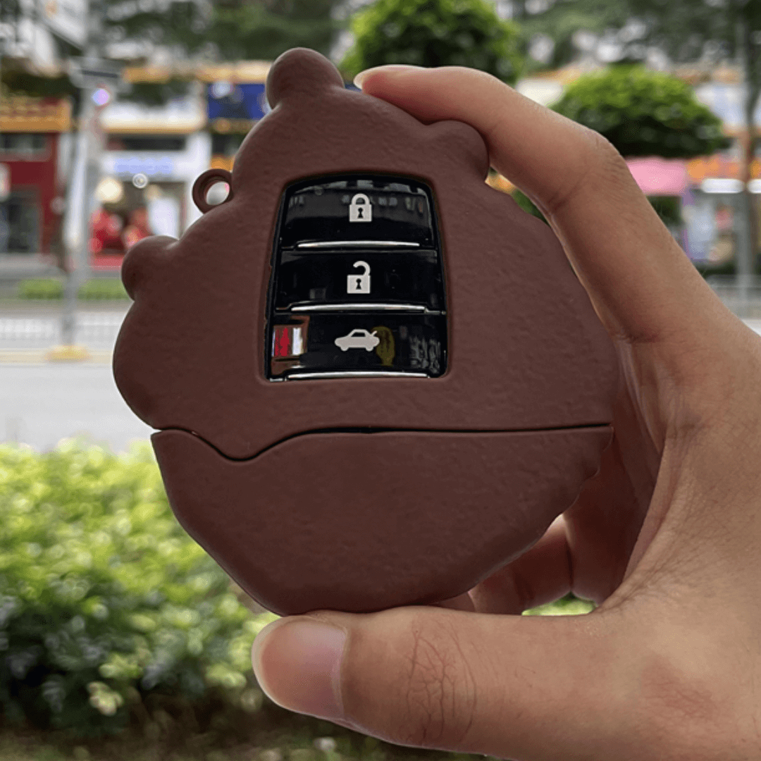 【トヨタ】クッキーベアーシリコンキーケース〔Eタイプ〕