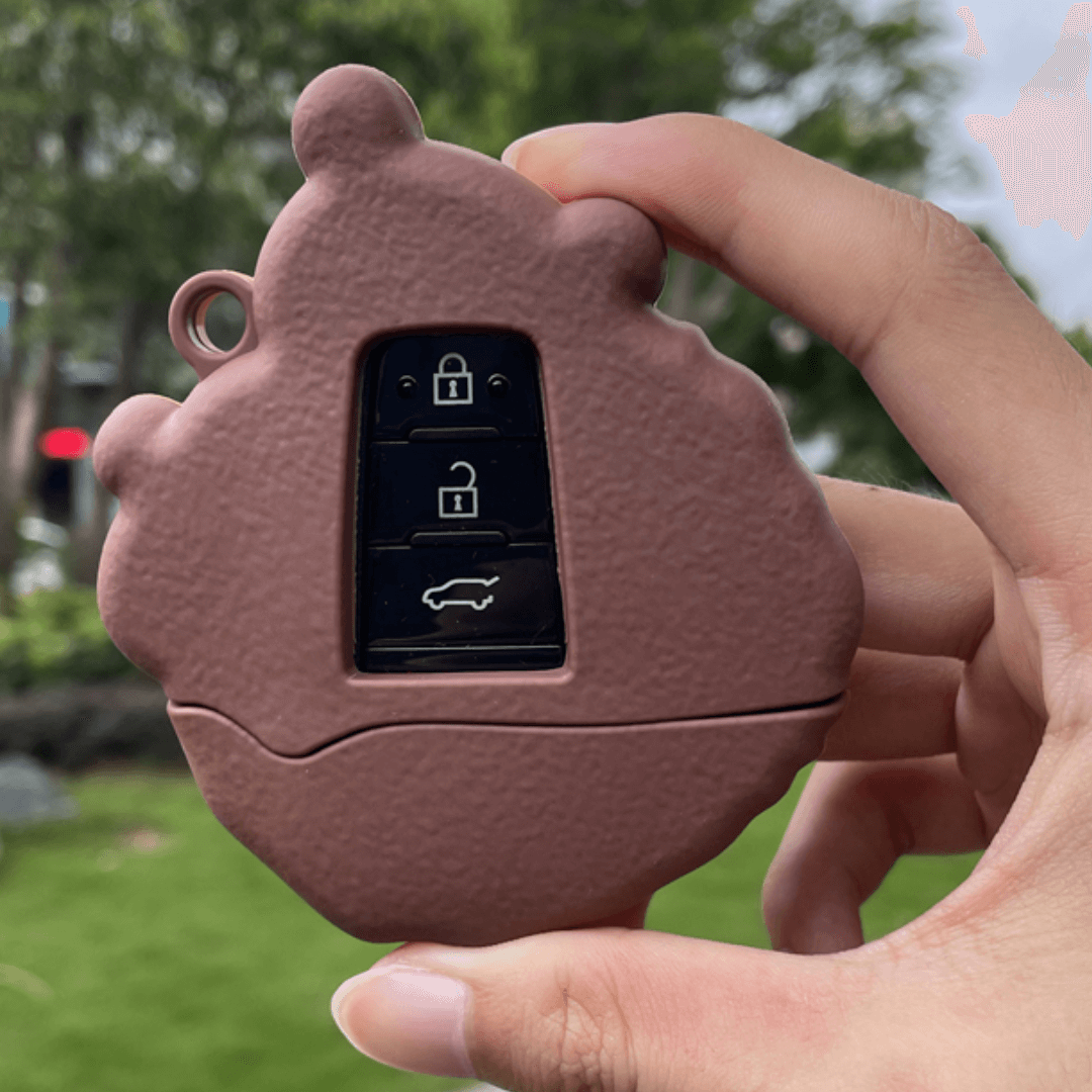 【トヨタ】クッキーベアーシリコンキーケース〔Fタイプ〕