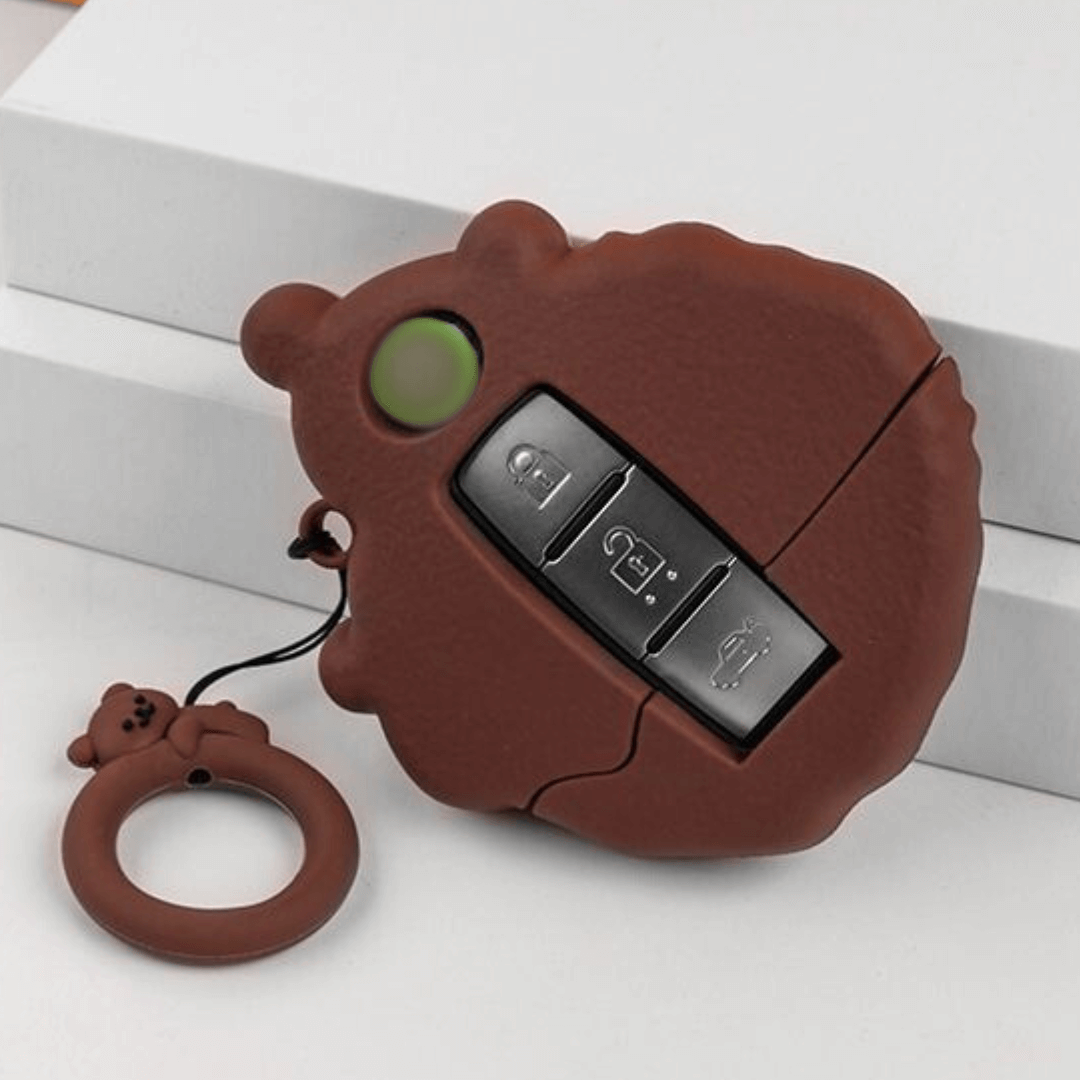 【日産】クッキーベアーシリコンキーケース〔Aタイプ〕