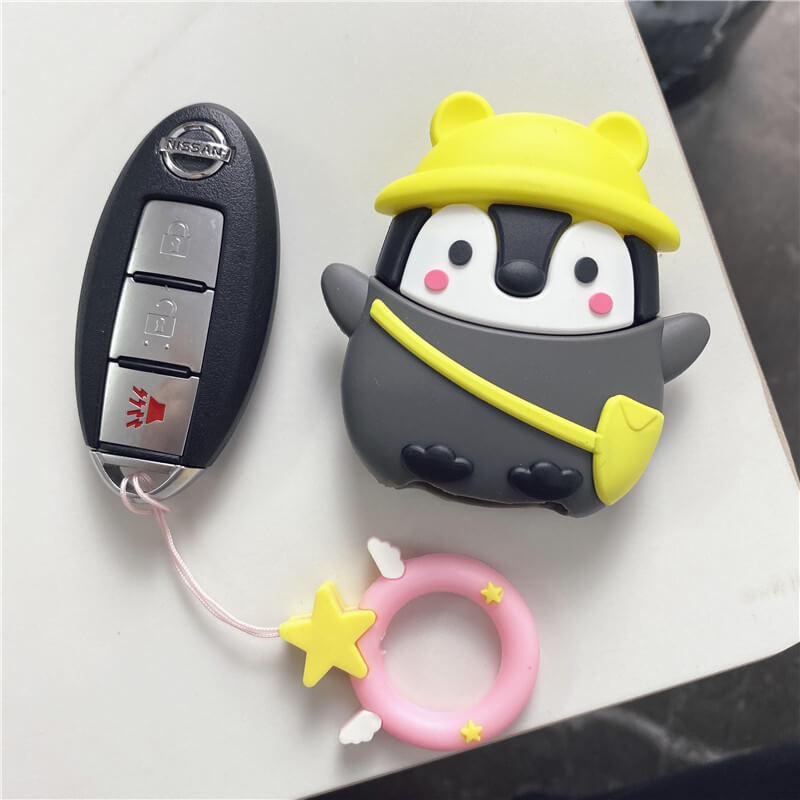 【日産】よちよちペンギンシリコンキーケース〔Aタイプ〕