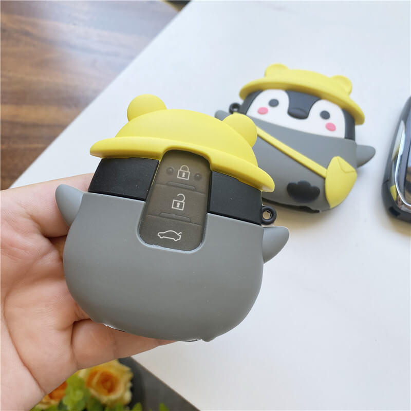 【トヨタ】よちよちペンギン シリコンキーケース〔Fタイプ〕