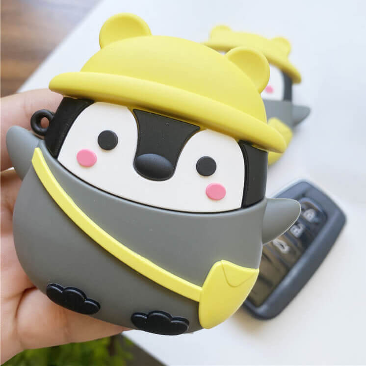 【トヨタ】よちよちペンギン シリコンキーケース〔Fタイプ〕