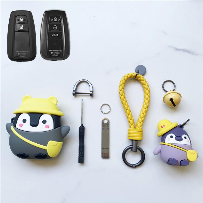 【トヨタ】よちよちペンギン シリコンキーケース〔Fタイプ〕