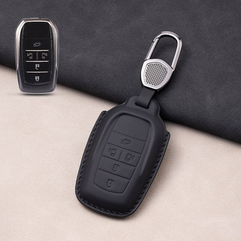 【トヨタ】バックル付きレザーキーケース〔Eタイプ〕