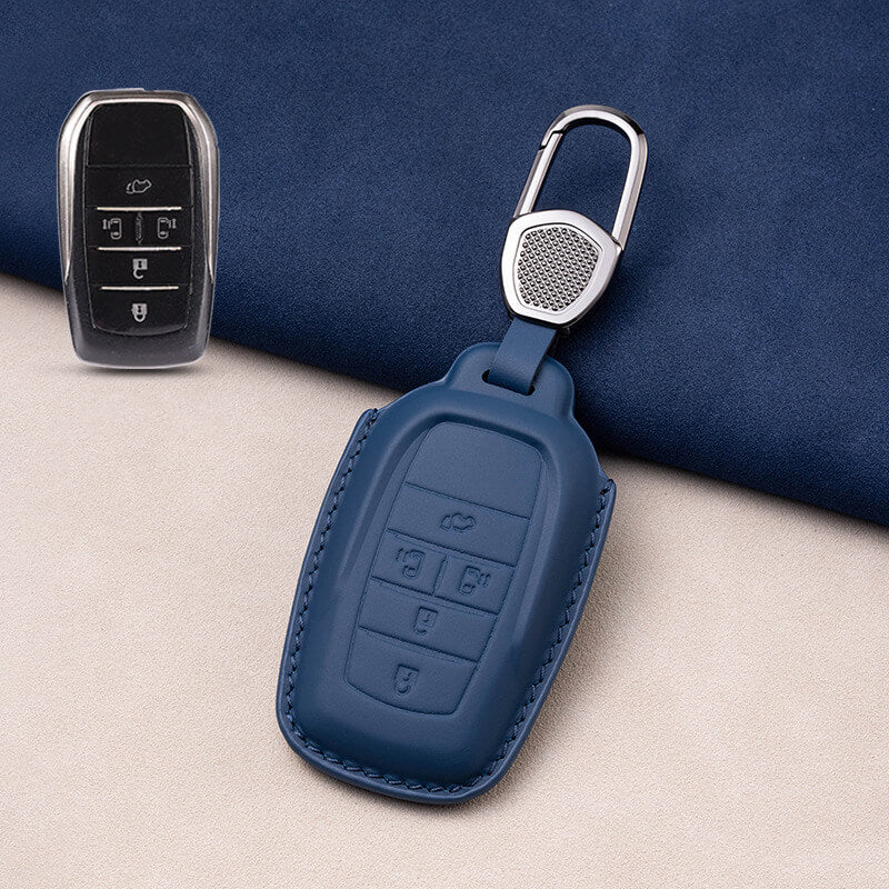 【トヨタ】バックル付きレザーキーケース〔Eタイプ〕