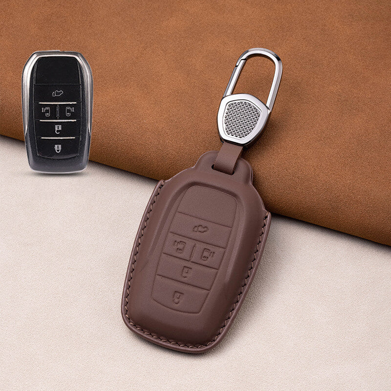 【トヨタ】バックル付きレザーキーケース〔Eタイプ〕