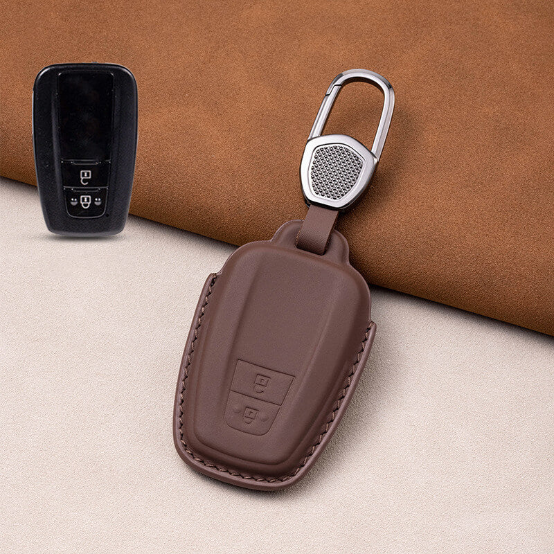 【トヨタ】バックル付きレザーキーケース〔Fタイプ〕