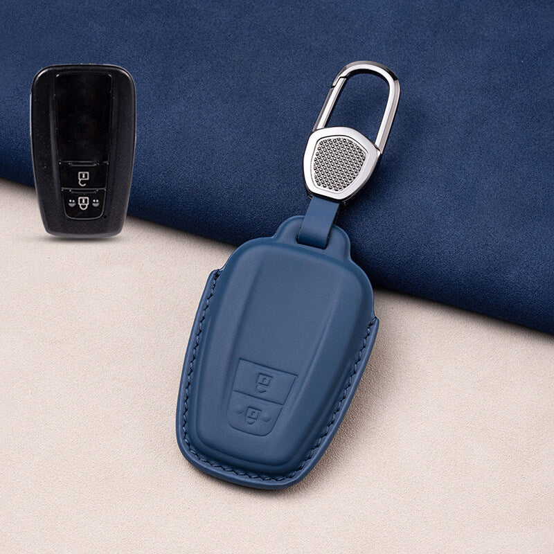 【トヨタ】バックル付きレザーキーケース〔Fタイプ〕