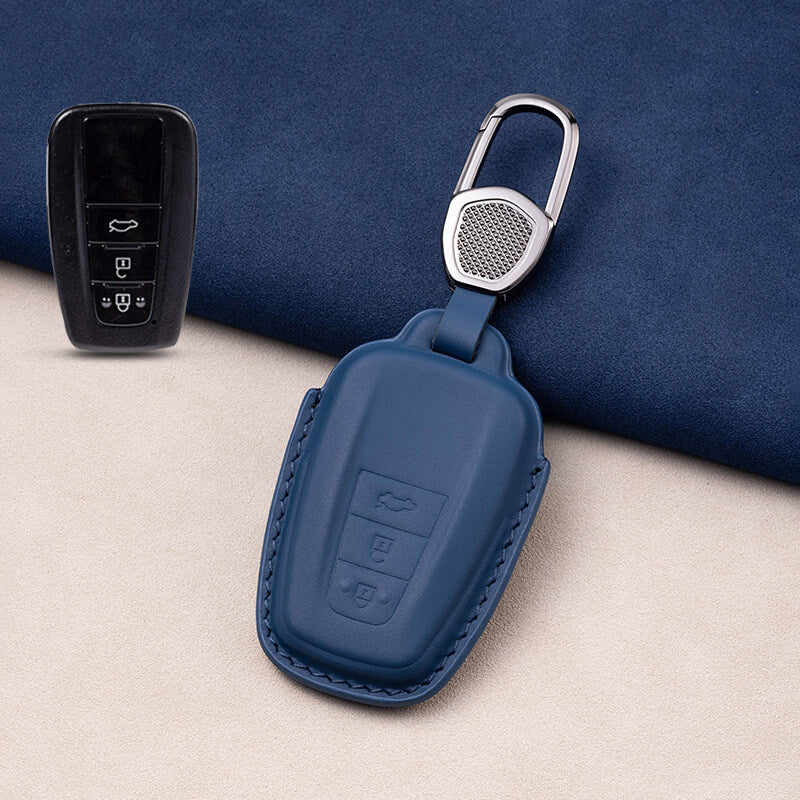 【トヨタ】バックル付きレザーキーケース〔Fタイプ〕