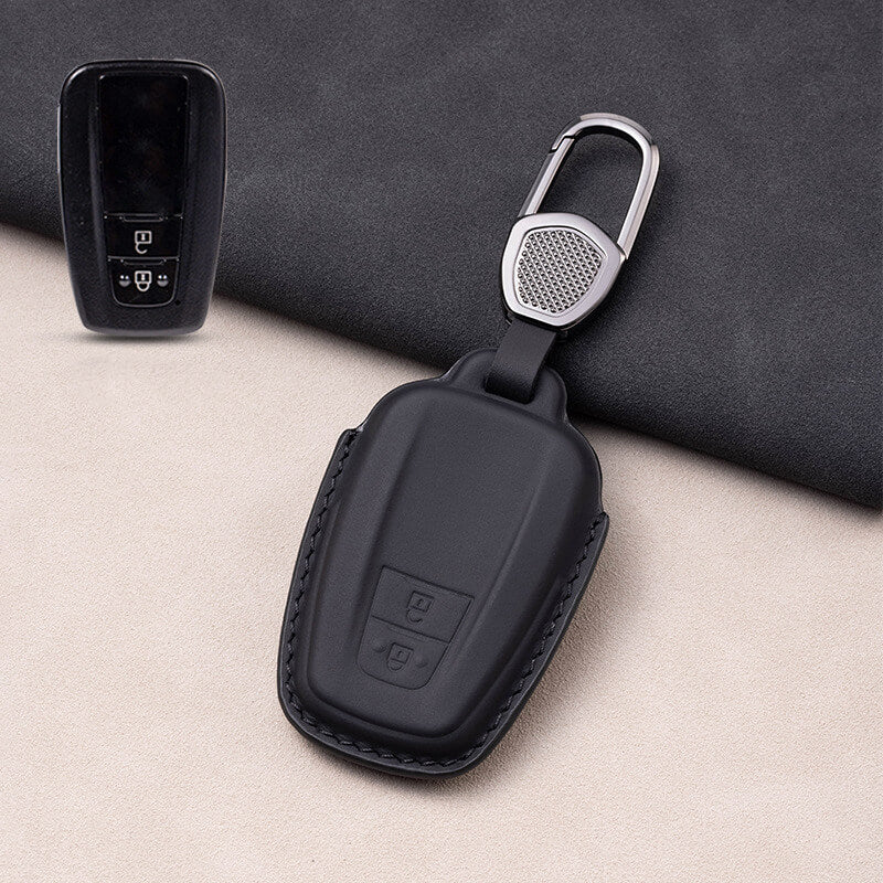 【トヨタ】バックル付きレザーキーケース〔Fタイプ〕