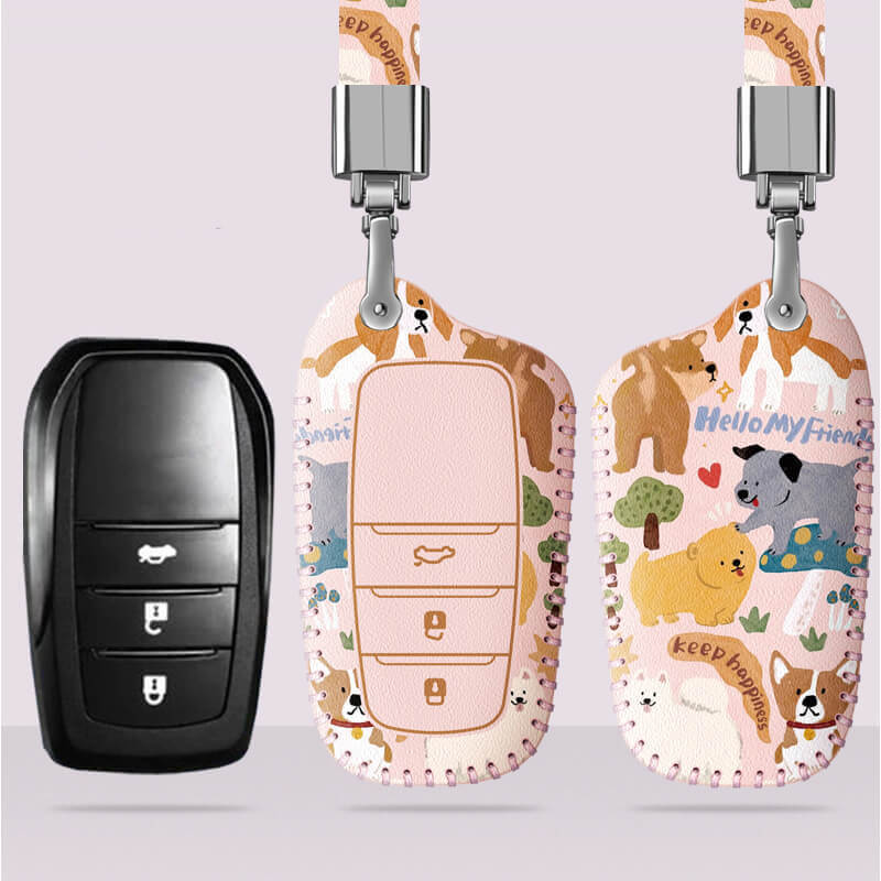 【トヨタ】デフォルメアニマルキーケース〔Eタイプ〕