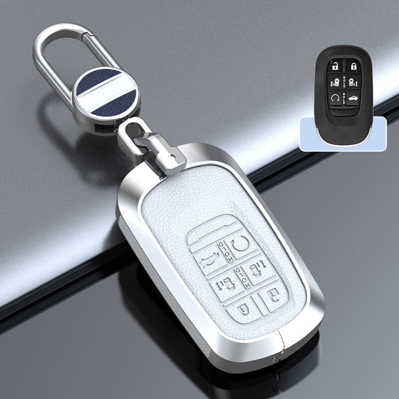 【ホンダ】メタルカバーレザーバックルキーケース〔Bタイプ〕